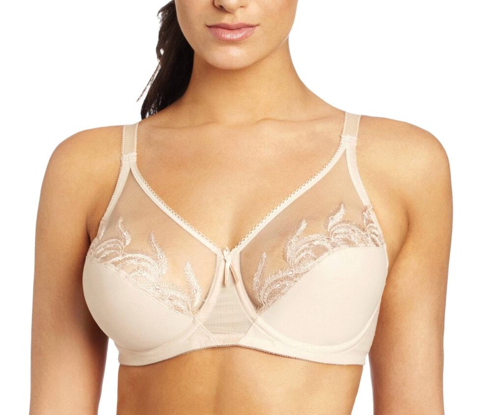 Wacoal Feather Embroidery Underwire 85121 Sand Beige 34D